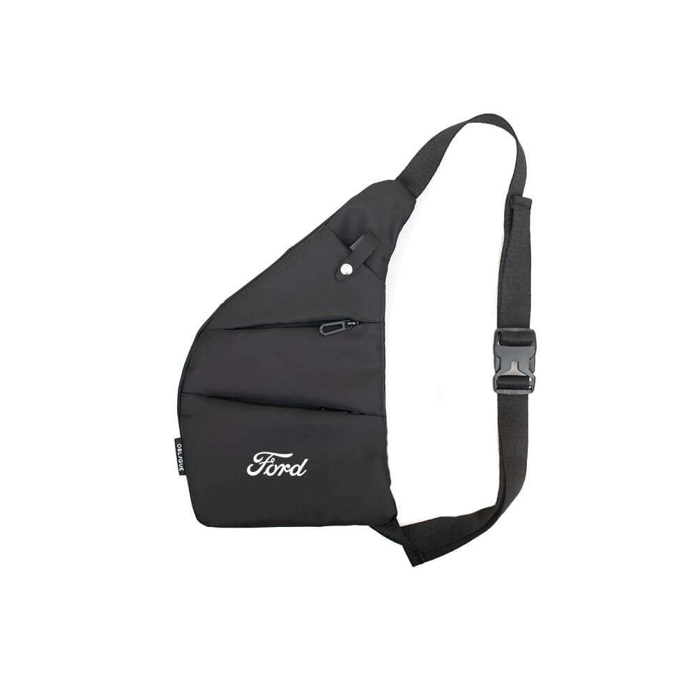 Oblique Columbus Sling Bag - Black